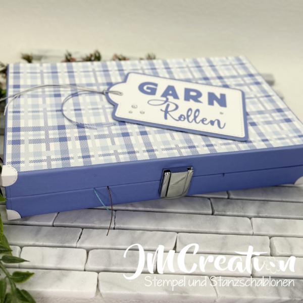 Graupappezuschnitte - Klappbox Garn